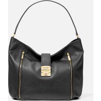 Michael Kors Women LG HOBO Shldr Hand Bag, Black, 1x1x1