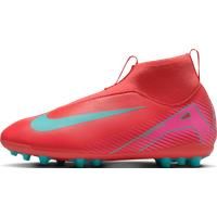 Nike Jr. Mercurial Superfly 10 Academy Younger/Older Kids' AG High-Top Football Boot - Red