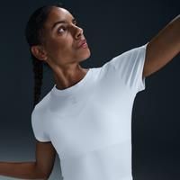 NikeCourt Advantage Women's Dri-FIT Short-Sleeve Tennis Top - White - Polyester/Elastane