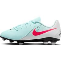 Nike Jr. Phantom GX II Club FG/MG Football Shoe, Mint/Atomic Red/Off Noir, 4 UK