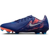 Nike Men/'s Phantom GX II Academy FG/MG /'Erling Haaland/' Football Shoe, Blue Void/Chrome, 9.5 UK