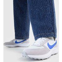 Nike waffle debut trainers in light grey