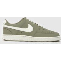 Nike court vision trainers in dark green