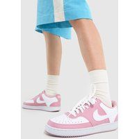 NIKE Women/'s Court Vision Low Next NAT Sneaker, Elemental Pink White, 4 UK