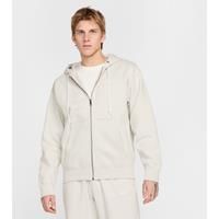 Nike Solo Swoosh Men's Full-Zip Hoodie - Grey - Cotton/Polyester