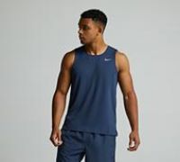 Nike Run Dri-FIT Miler Tank Top - Blue - Size 2XL