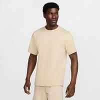 Nike Primary Men's Dri-FIT Short-sleeve Versatile Top - Brown - Cotton/Polyester