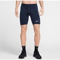 Nike Fast Men's Dri-FIT Brief-Lined Running 1/2-Length Tights - Blue - Polyester/Elastane