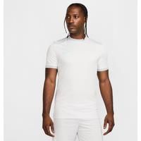 Nike Academy Dri-Fit Men/'s Short Sleeve Football Top, Photon Dust/Lt Smoke Grey/Dynamic Turq, HJ3791-025, 2XL
