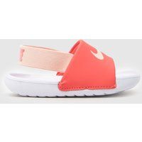 Nike Orange Kawa Slide Girls Toddler Slides