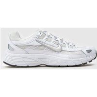 Nike White P-6000 Youth Trainers