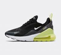Nike black & green air max 270 Youth trainers