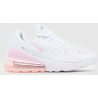 Nike White Air Max 270 Girls Youth Trainers