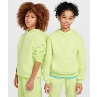 Nike Sportswear Club Fleece Older Kids' Pullover Hoodie - Yellow - Cotton/Polyester
