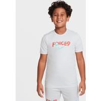 Nike Erling Haaland Academy Older Kids' Dri-FIT Football Top - Grey - Polyester