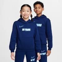 Nike Erling Haaland Club Fleece Older Kids' Hoodie - Blue - Cotton/Polyester