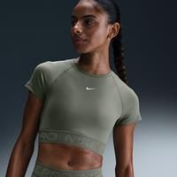 Nike Womens Dri-FIT Cropped Top - Green - Size L