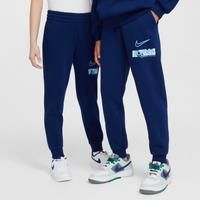 Nike Erling Haaland Club Fleece Older Kids' Joggers - Blue - Cotton/Polyester