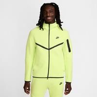 Nike Tech Men's Full-Zip Windrunner Hoodie - Yellow - Cotton/Polyester