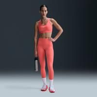 Nike Go Women's Firm-Support High-Waisted Full-Length Leggings with Pockets - Orange - Nylon/Elastane