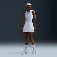 Nike Victory Women's Dri-FIT Flouncy Tennis Skirt - White - Polyester/Elastane