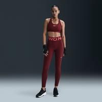 Nike Pro Sculpt Women's High-Waisted Full-Length Leggings - Red - Polyester/Elastane