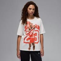 Nike Jordan Women's Graphic T-Shirt - White - Cotton