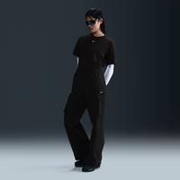 Nike Sportswear Everything Wovens Women's Mid-Rise Cargo Trousers - Black - Cotton/Nylon