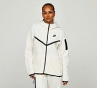 Nike Womens Tech Fleece Windrunner Full Zip Hoodie - White - Size L
