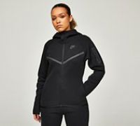 Nike Womens Tech Fleece Windrunner Full Zip Hoodie - Black - Size S