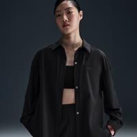 Nike 24.7 PerfectStretch Women's Dri-FIT Oversized Long-Sleeve Top - Black - Polyester/Elastane