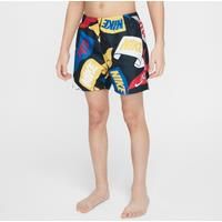 Nike Swim Breaker Older Kids' (Boys') 10cm (approx.) Brief-Lined Volley Shorts - Black - Polyester