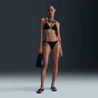 Nike Swim Essential Women's Tie-String Bikini Bottoms - Black - Polyester/Elastane
