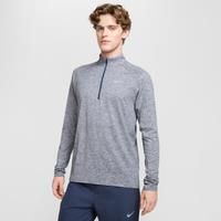 Nike Stride Men/'s Dri-Fit Midlayer Half Zip Running Top, Thunder Blue/Htr/Reflective Silv, HV2180-437, S