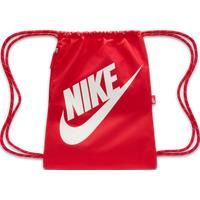 Nike Heritage Drawstring Bag (13L) - Red - Polyester