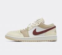 Jordan Womens Air Jordan 1 Low Trainer - Beige - Size 3