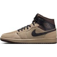 Nike Air Jordan 1 Mid Men's Shoes - Brown