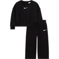 Nike Shine Baby (1224M) Crew and Trousers Set - Black - Cotton