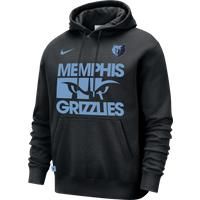 Memphis Grizzlies Club Courtside Men's Nike NBA Pullover Hoodie - Black - Cotton/Polyester