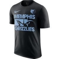 Memphis Grizzlies Courtside Men's Nike NBA T-Shirt - Black - Cotton