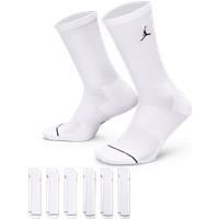 Nike Jordan Everyday Cushioned Crew Socks (6 Pairs) - White