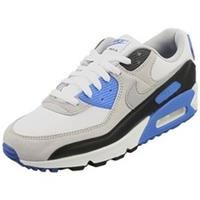 Nike Air Max 90 Mens Fashion Trainers in White Grey Black - 7.5 UK
