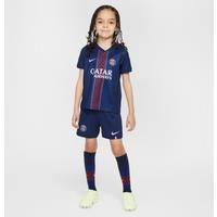 Paris Saint-Germain 2025/26 Stadium Home Younger Kids' Nike Football Replica 3-Piece Kit - Blue - Polyester