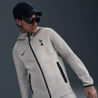 Tottenham Hotspur Tech Windrunner Men's Nike Football Fleece Full-Zip Hoodie - Grey - Cotton/Polyester