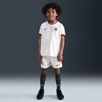 Chelsea FC 2025/26 Stadium Away Little Kids' Nike Soccer Replica 3-Piece Kit - Grey - Polyester