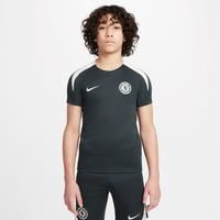 Chelsea F.C. Strike Older Kids' Nike Dri-FIT Football Short-Sleeve Top - Green - Polyester