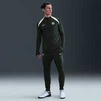 Chelsea F.C. Strike Men's Nike Dri-FIT Football Knit Tracksuit Bottoms - Green - Polyester
