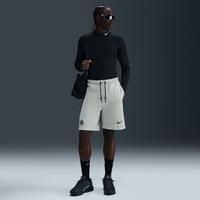 Inter Milan Tech Men's Nike Football Fleece Shorts - Grey - Cotton/Polyester