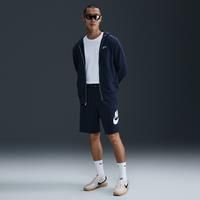 Nike Club Men's French Terry Alumni Shorts - Blue - Cotton/Rayon/Polyester