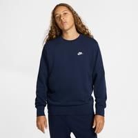 Nike Club Men's French Terry Crew - Blue - Cotton/Polyester